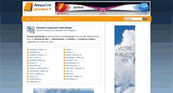 Desktop Screenshot of annuairegeneraliste.fr