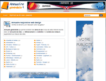Tablet Screenshot of annuairegeneraliste.fr